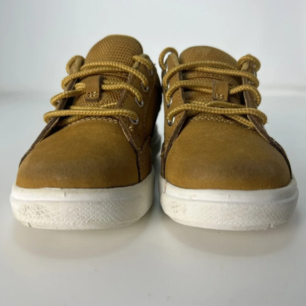 Timberland‎ Toddler Allston Lace Up Sneakers Toddler Size 7 Wheat Nubuck Leather